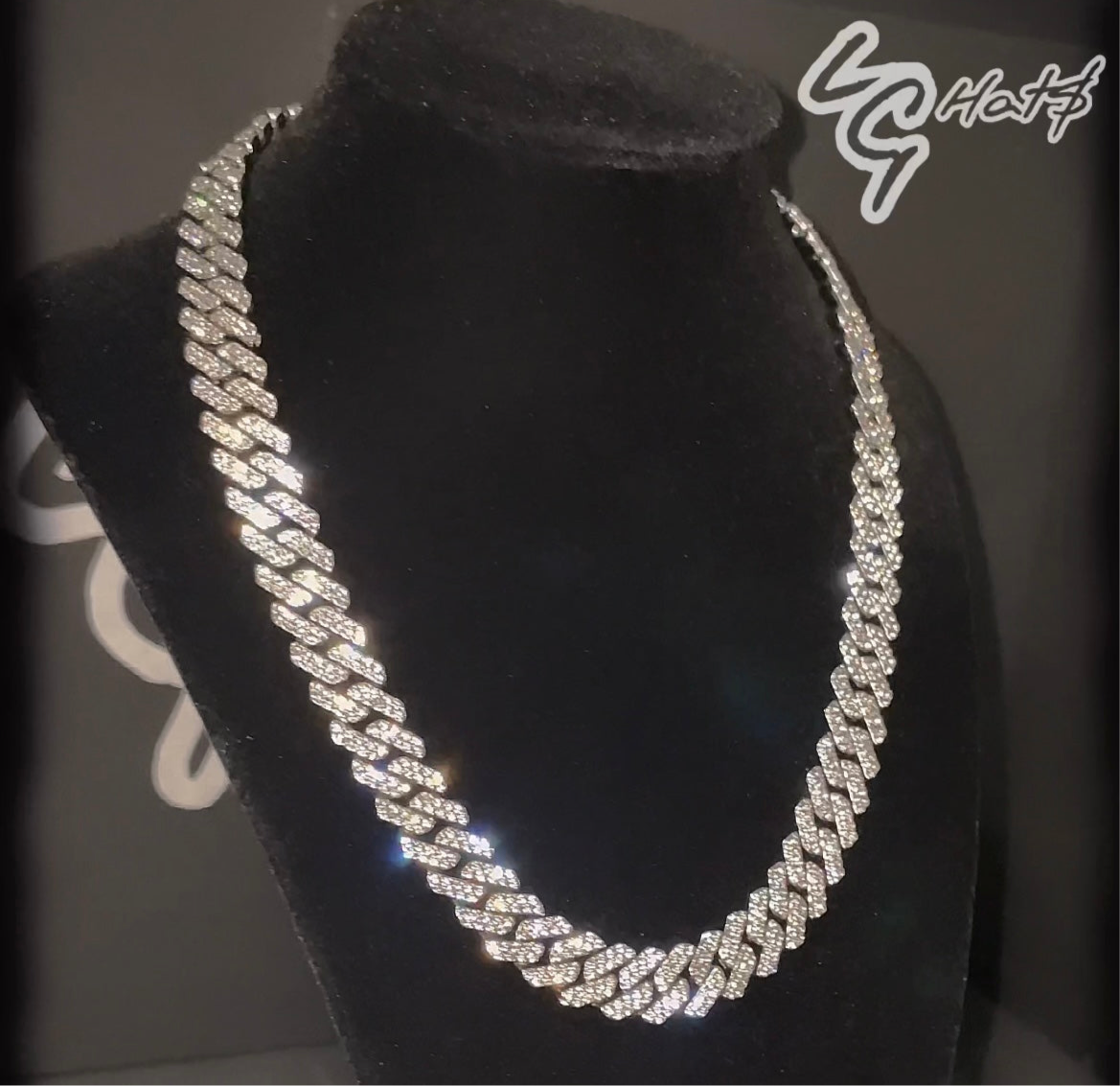 RHINESTONE CUBAN LINK