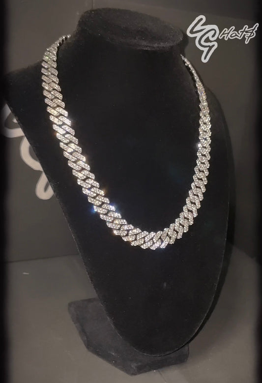 RHINESTONE CUBAN LINK